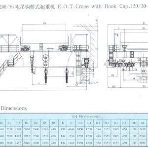 QD型5-350噸吊鉤橋式起重機(jī)